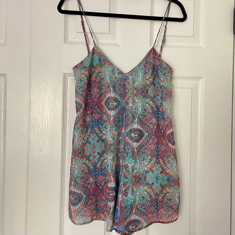 Show Me Your Mumu Rascal Romper In Great Barrier Reef (XS) Made In U.S.A.